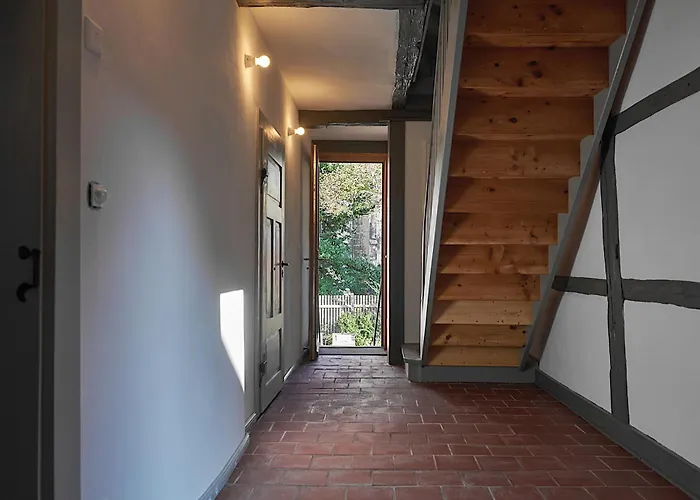 בית נופש Zur Grauen Maus In Mit Parkplatz Und Garten *