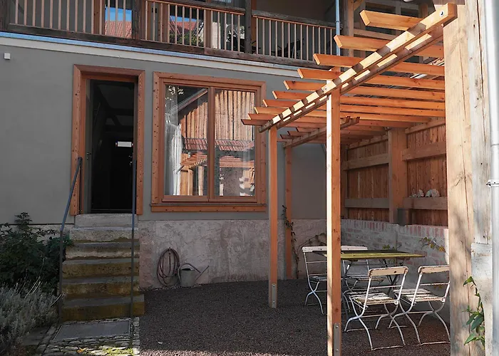 בית נופש Zur Grauen Maus In Mit Parkplatz Und Garten