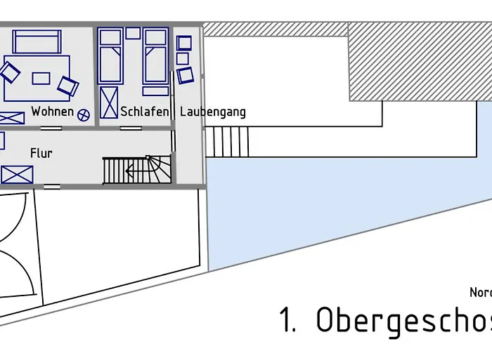 Prázdninový dům Zur Grauen Maus In Mit Parkplatz Und Garten *
